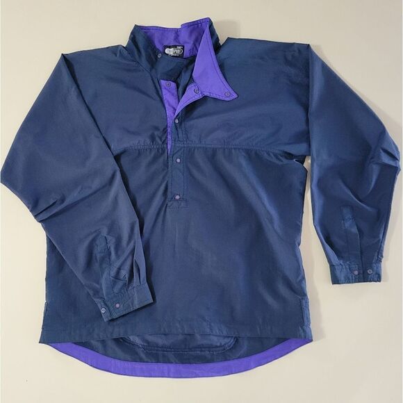 Terramar Sports Men's Nylon Long Sleeve Half-Snap Pullover Top - Picture 1 of 13
